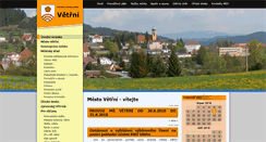 Desktop Screenshot of obecvetrni.cz