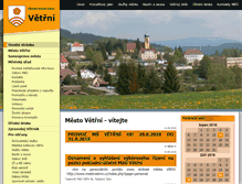 Tablet Screenshot of obecvetrni.cz
